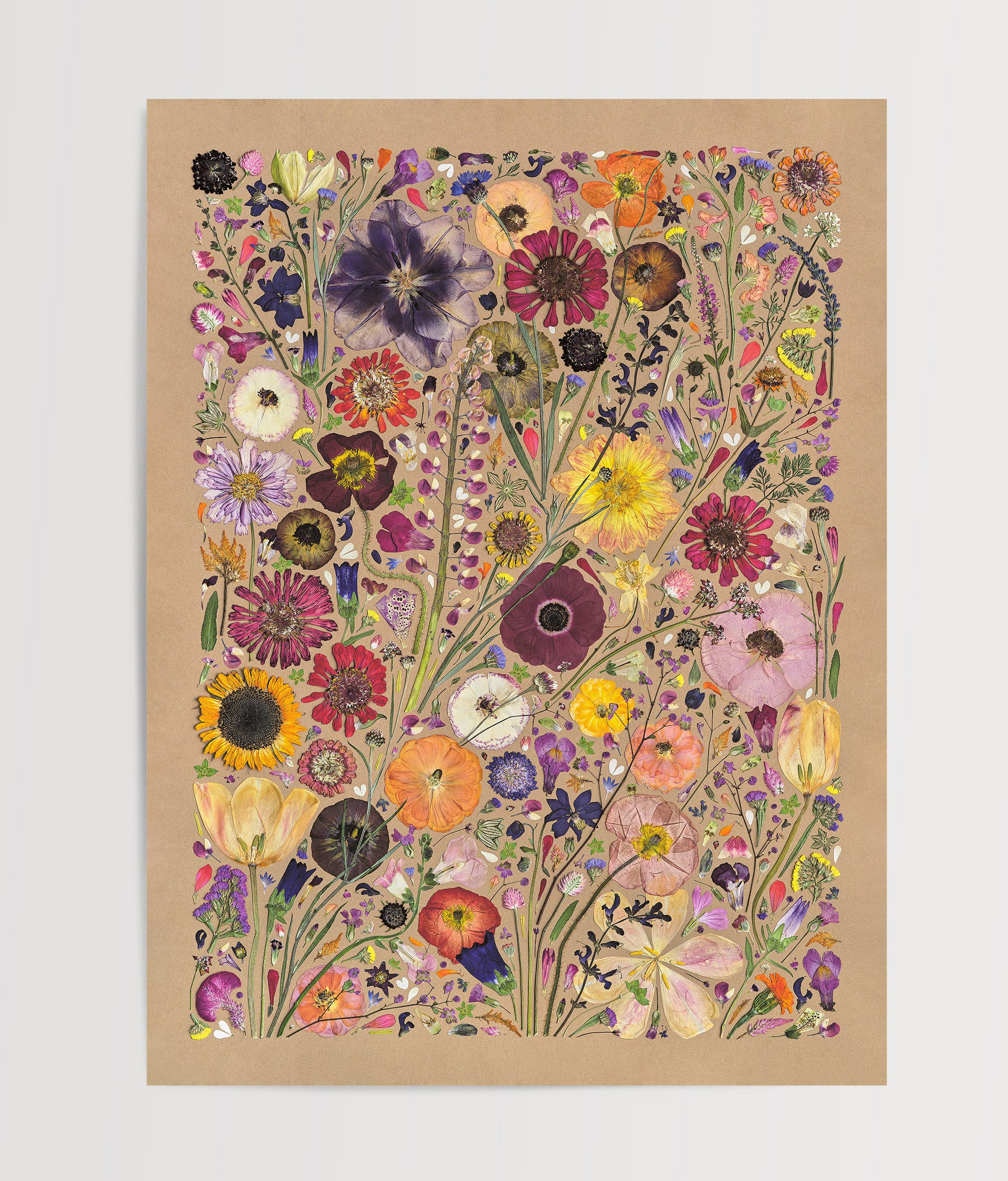 Artemis Pressed Flower Art Print