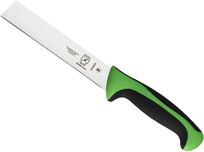 Mercer brand produce knife used for splicing flowers.