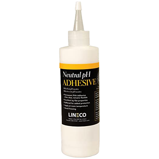 Neutral pH Adhesive glue made by Lineco.